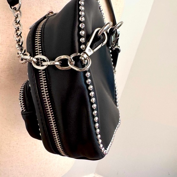 Black Studded Mini Backpack - Picture 7 of 11